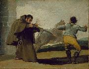 Francisco de Goya Friar Pedro Shoots El Maragato as His Horse Runs Off oil